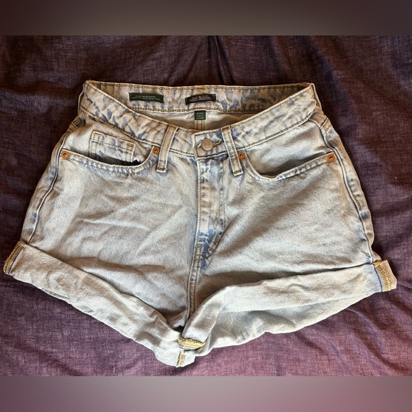 Wild Fable Blue Jean Shorts High-Waisted Relaxed Fit size 0/25 - Picture 1 of 6